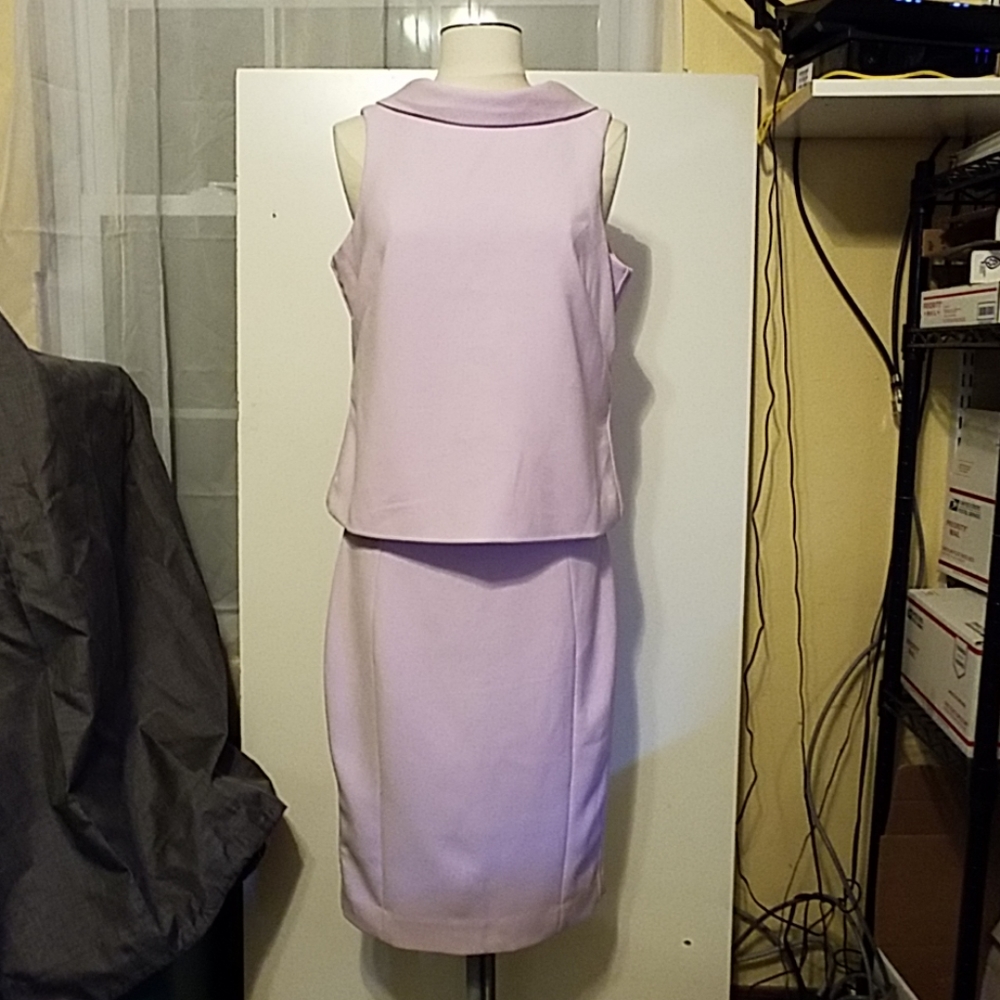 White House Black Market 2 piece pink